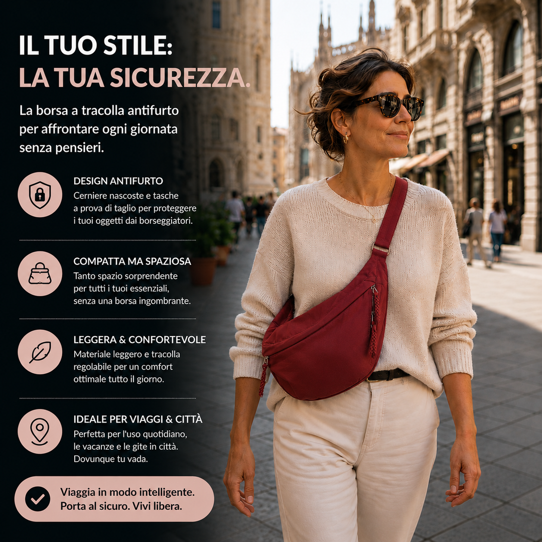 ROSA™ - CRESCENT SHOULDER BAG