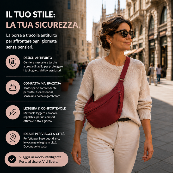 ROSA™ - CRESCENT SHOULDER BAG