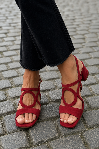 VALENTINA™ - VIBRANT LOW-HEEL SANDALS