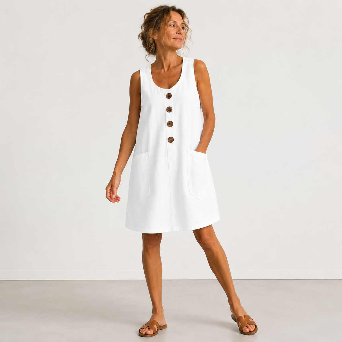 MAUD™ - FLOWING U-NECK DRESS