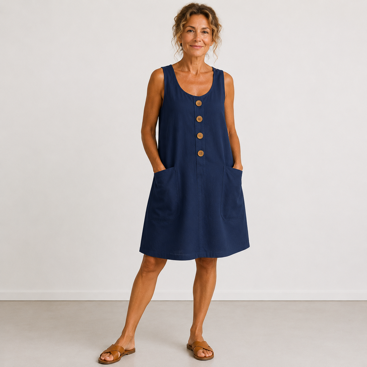 MAUD™ - FLOWING U-NECK DRESS