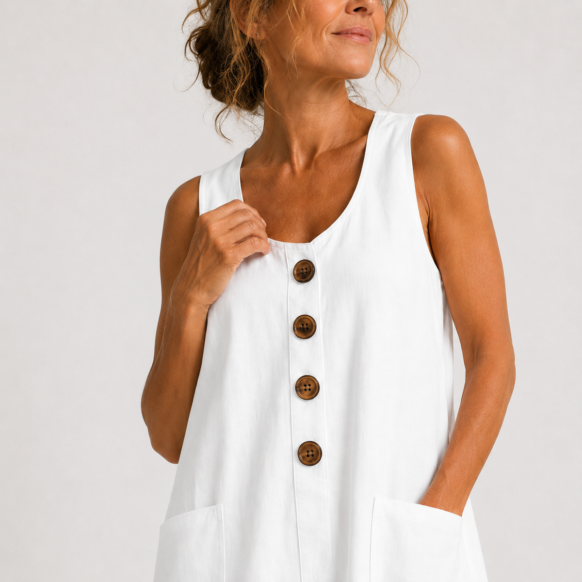 MAUD™ - FLOWING U-NECK DRESS
