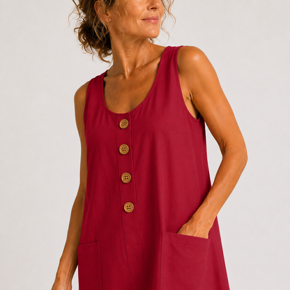 MAUD™ - FLOWING U-NECK DRESS