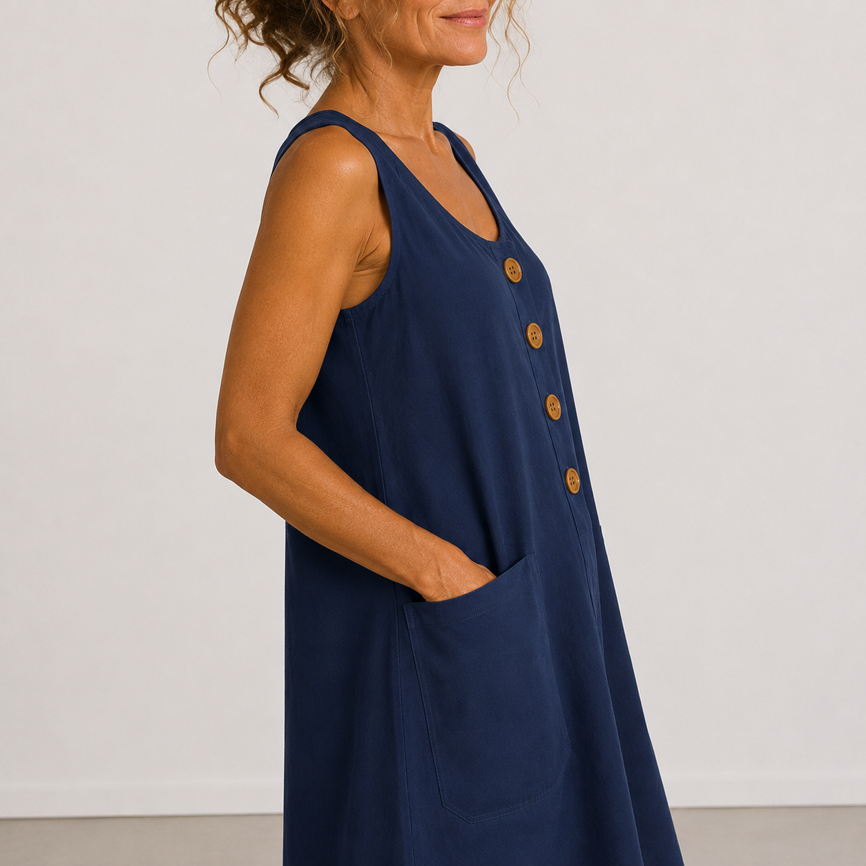 MAUD™ - FLOWING U-NECK DRESS