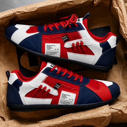 GIOVANNI™ - RETRO COLOUR-BLOCK SNEAKERS