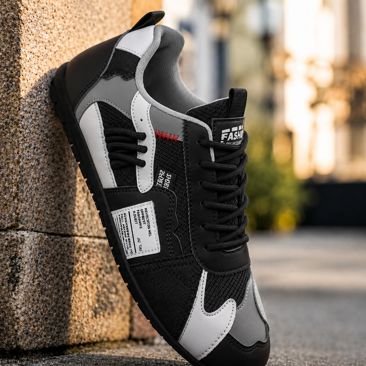 GIOVANNI™ - RETRO COLOUR-BLOCK SNEAKERS