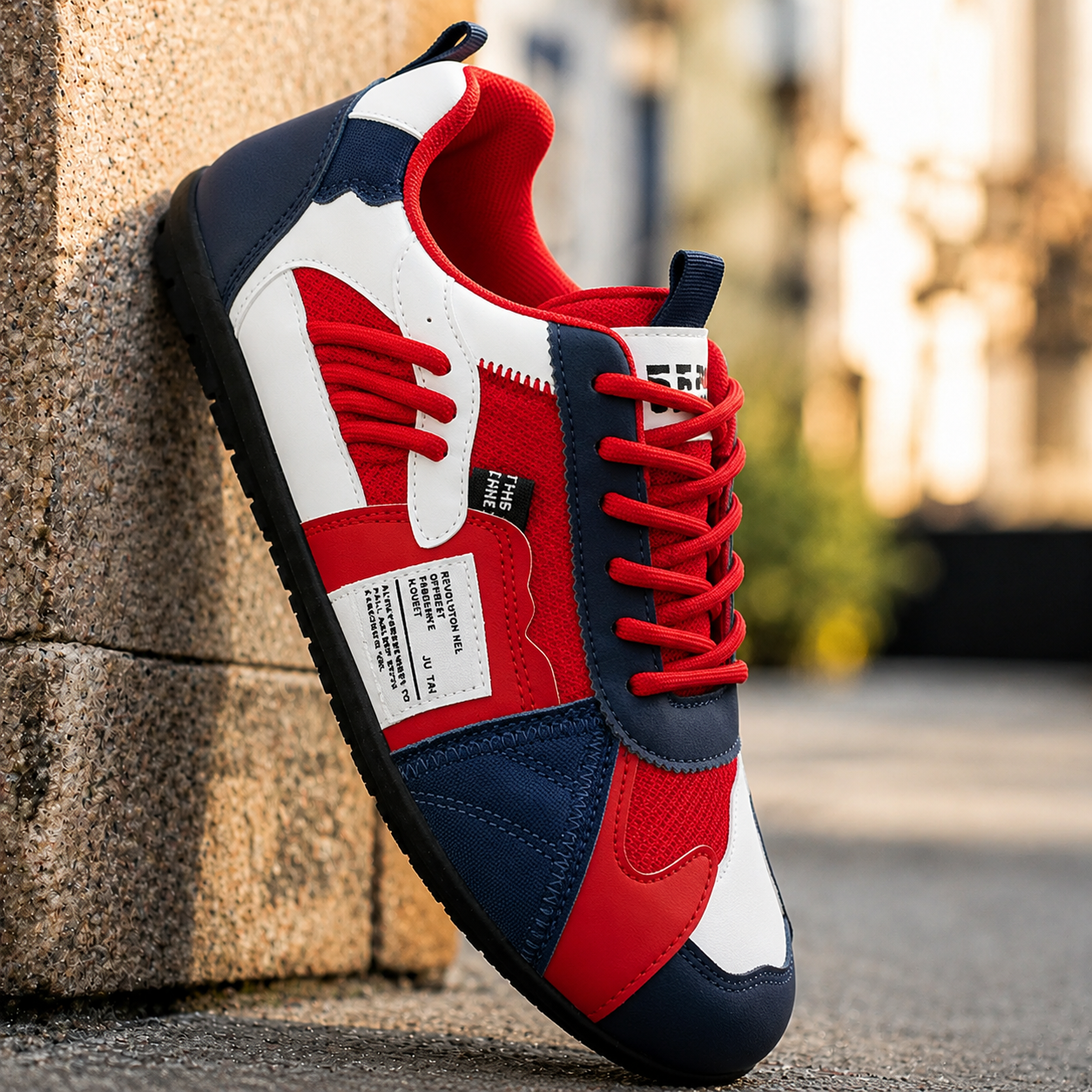 GIOVANNI™ - RETRO COLOUR-BLOCK SNEAKERS