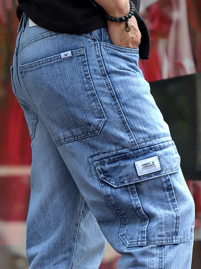 Antaradus - Caventor Baggy Denim Cargo Pants