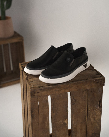 Antaradus - Whitman Leather Slip-On Sneakers