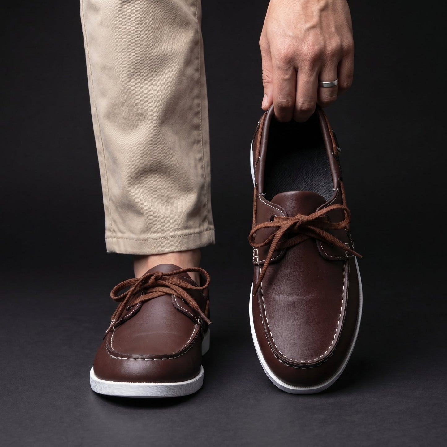 MARLIN™ - TWO-TONE BOAT SHOES