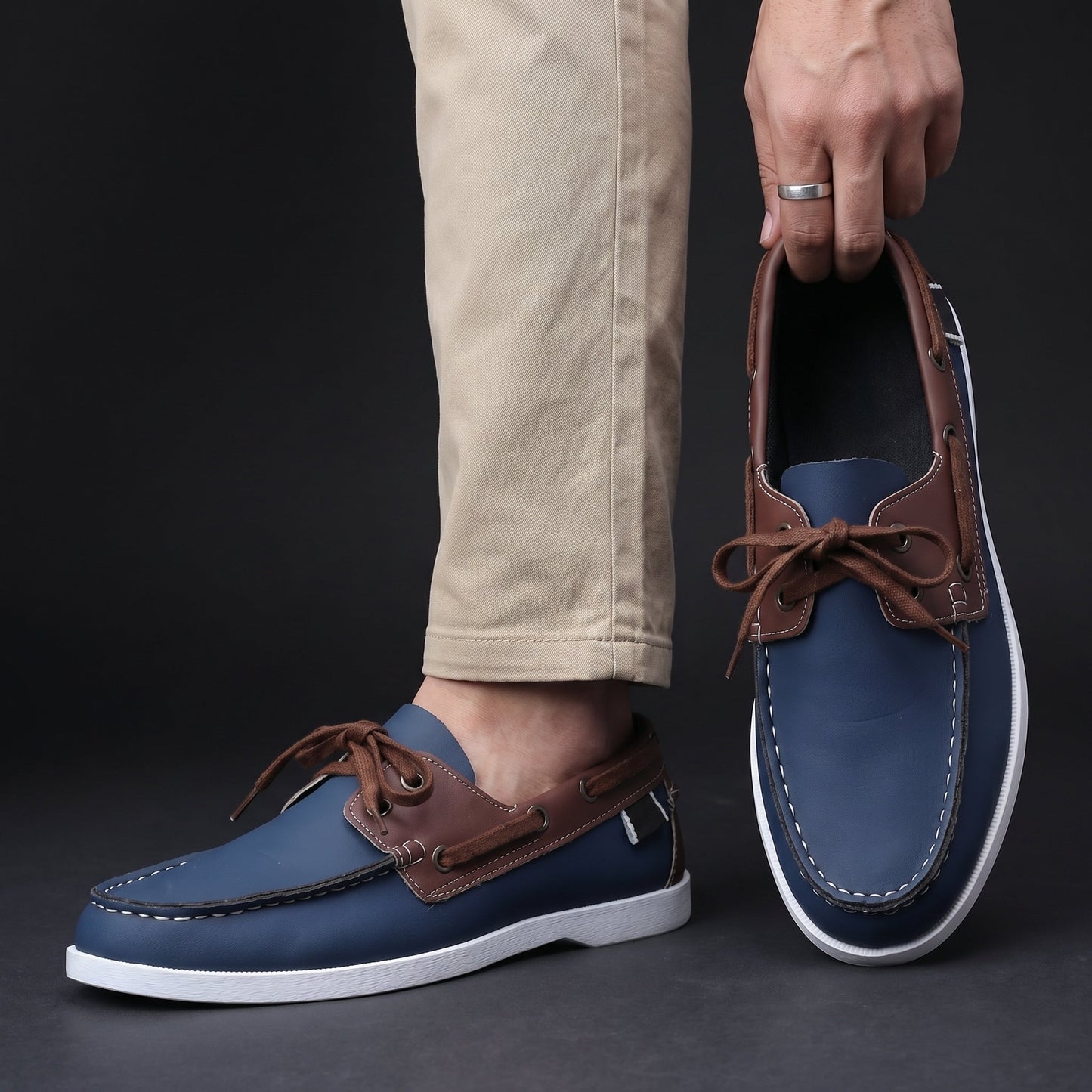 MARLIN™ - TWO-TONE BOAT SHOES
