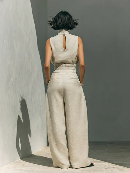 FLOR™ - MINIMALIST TANK & TROUSERS SET