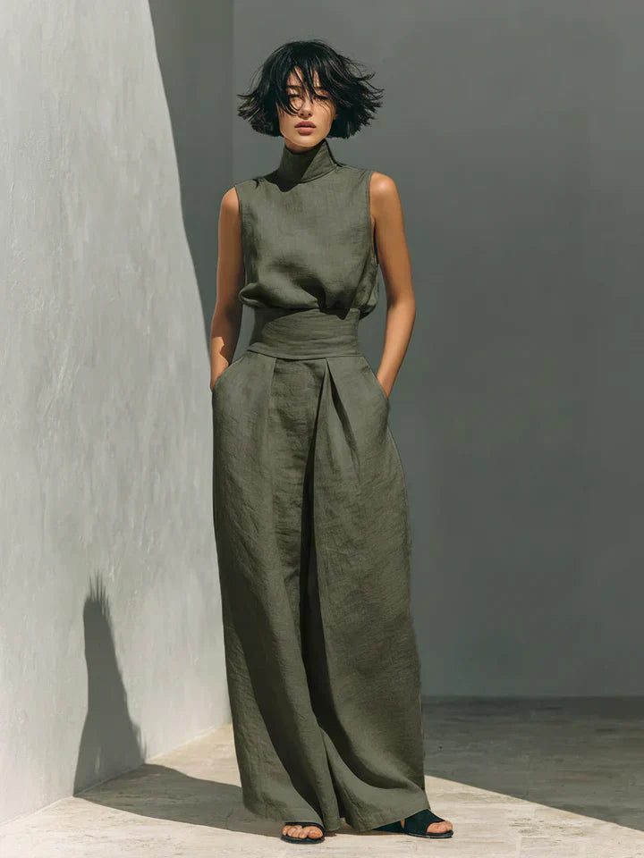 FLOR™ - MINIMALIST TANK & TROUSERS SET