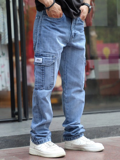 Antaradus - Caventor Baggy Denim Cargo Pants