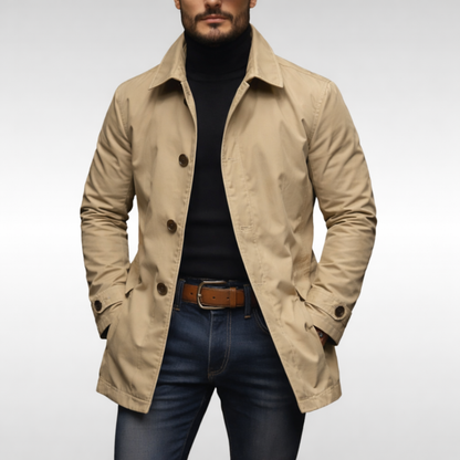 Antaradus - Elegant Men's Trench Coat
