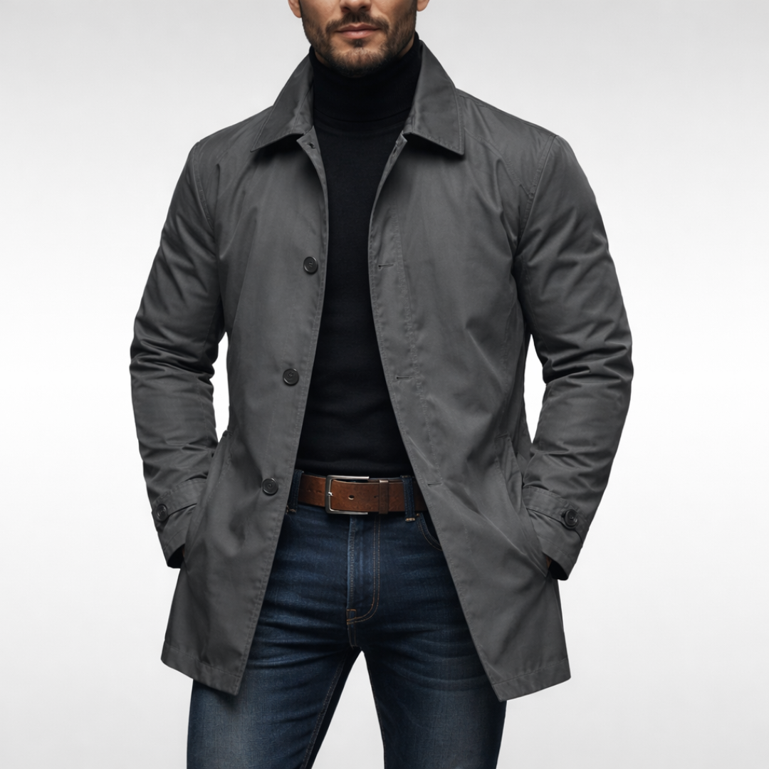 Antaradus - Elegant Men's Trench Coat