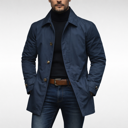Antaradus - Elegant Men's Trench Coat