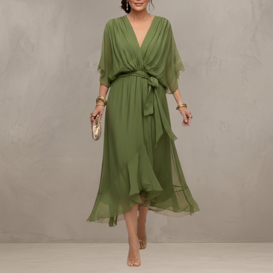MARTA™ - FLOWING CHIFFON MAXI DRESS
