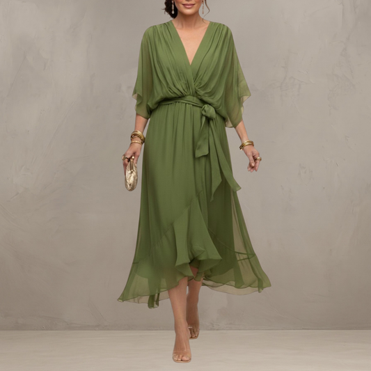MARTA™ - FLOWING CHIFFON MAXI DRESS