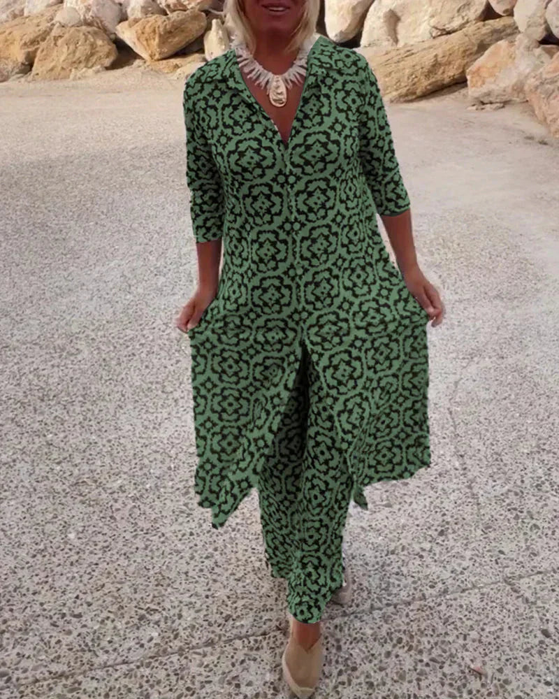SARA™ - BUTTON-FRONT TWO-PIECE SET