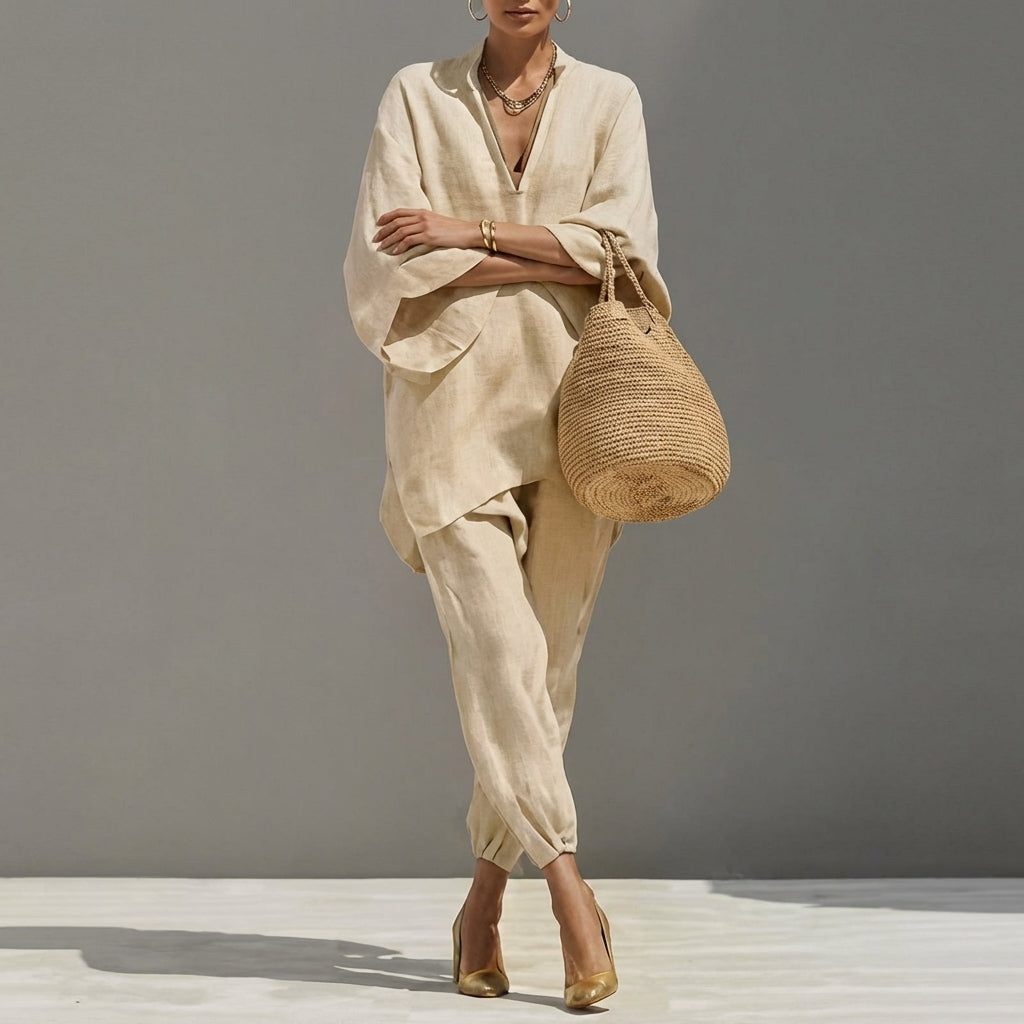 MARINA™ - V-NECK TWO-PIECE SET