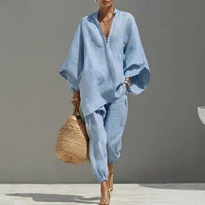 MARINA™ - V-NECK TWO-PIECE SET