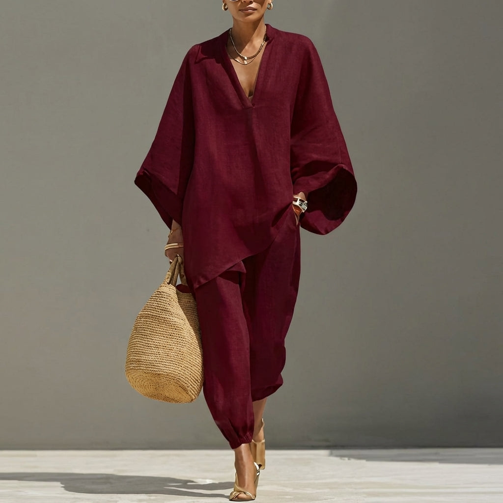 MARINA™ - V-NECK TWO-PIECE SET