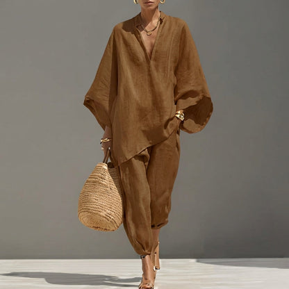 MARINA™ - V-NECK TWO-PIECE SET