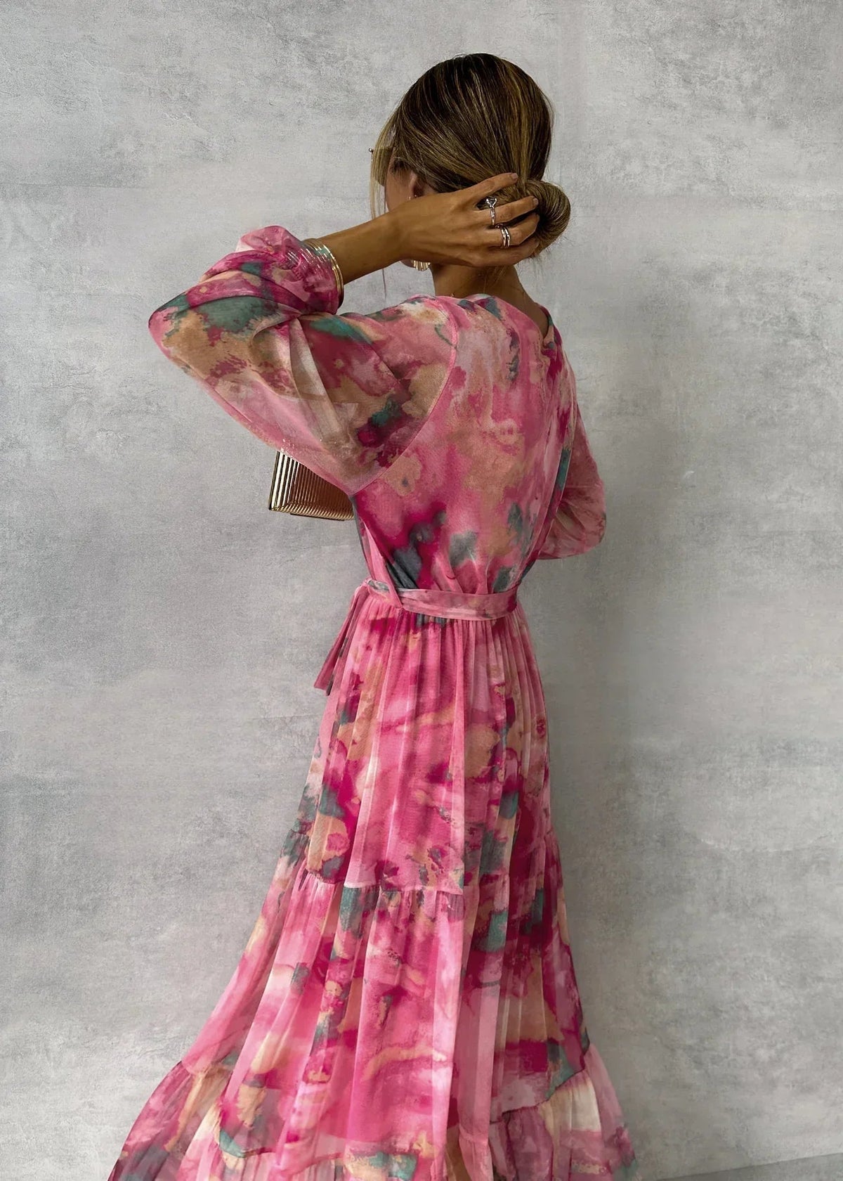 HAZEL™ - FLORAL WRAP DRESS