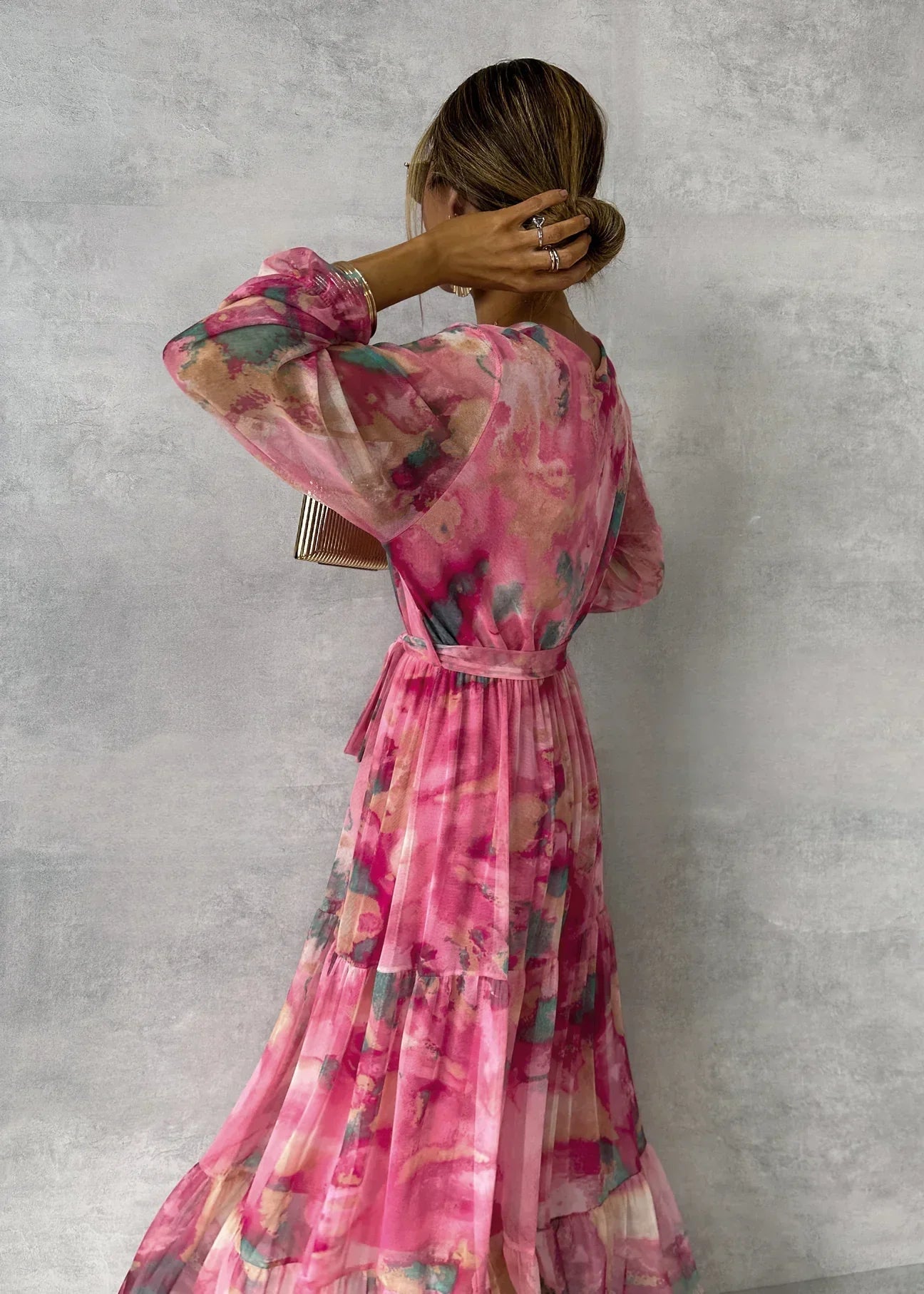 HAZEL™ - FLORAL WRAP DRESS