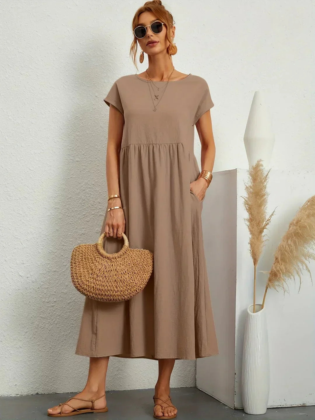 GABRIELLE™ - FLOWING MIDI DRESS