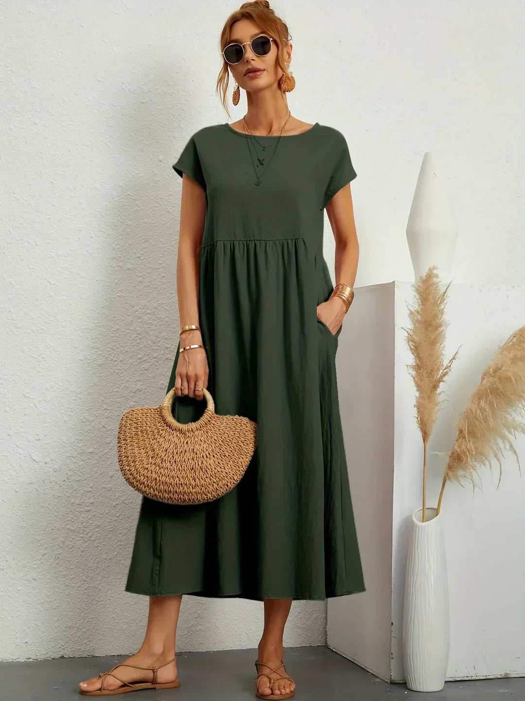 GABRIELLE™ - FLOWING MIDI DRESS