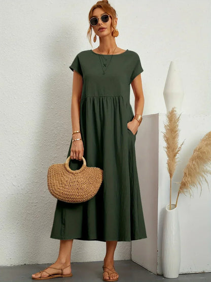 GABRIELLE™ - FLOWING MIDI DRESS