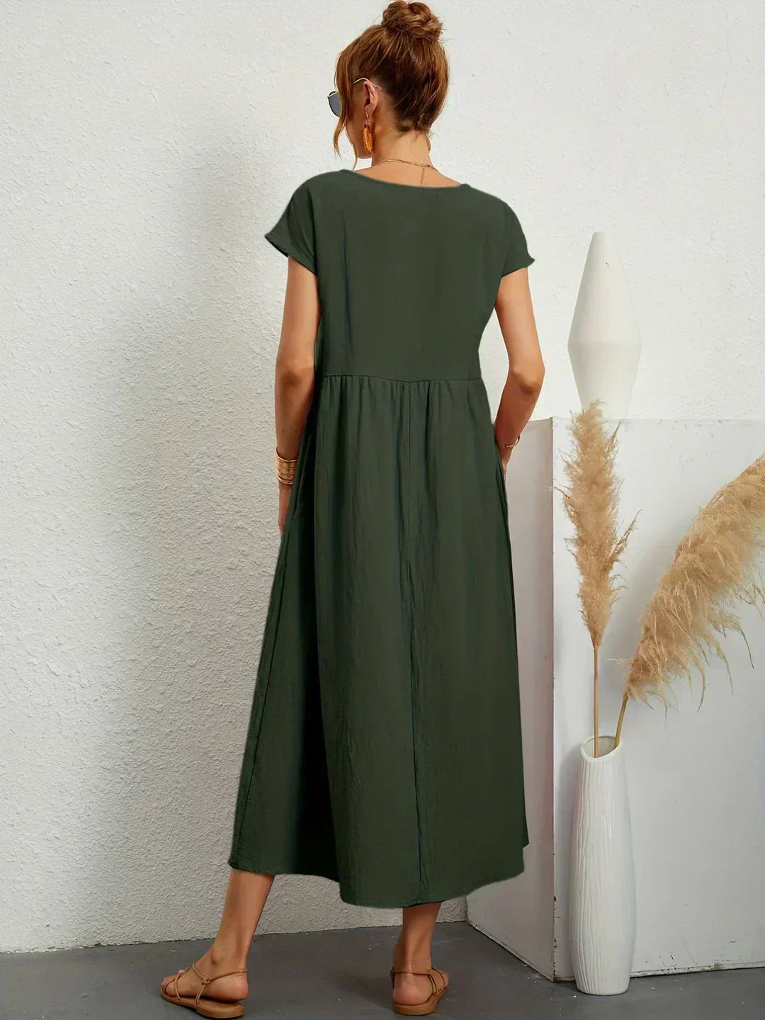 GENEVRE™ - FLOWING MIDI DRESS