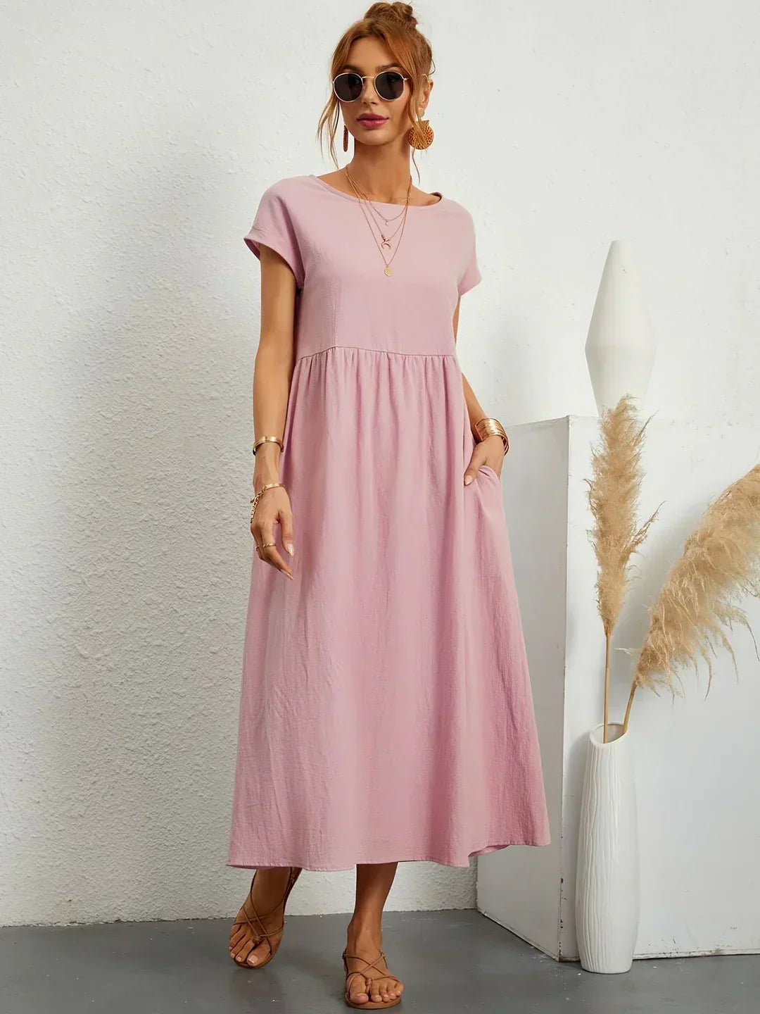GABRIELLE™ - FLOWING MIDI DRESS