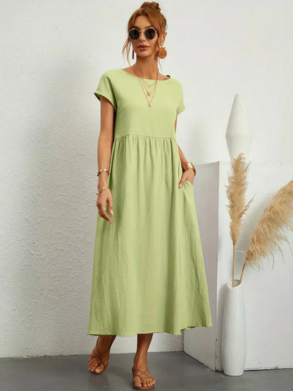 Antaradus - Gabrielle Flowing Midi Dress