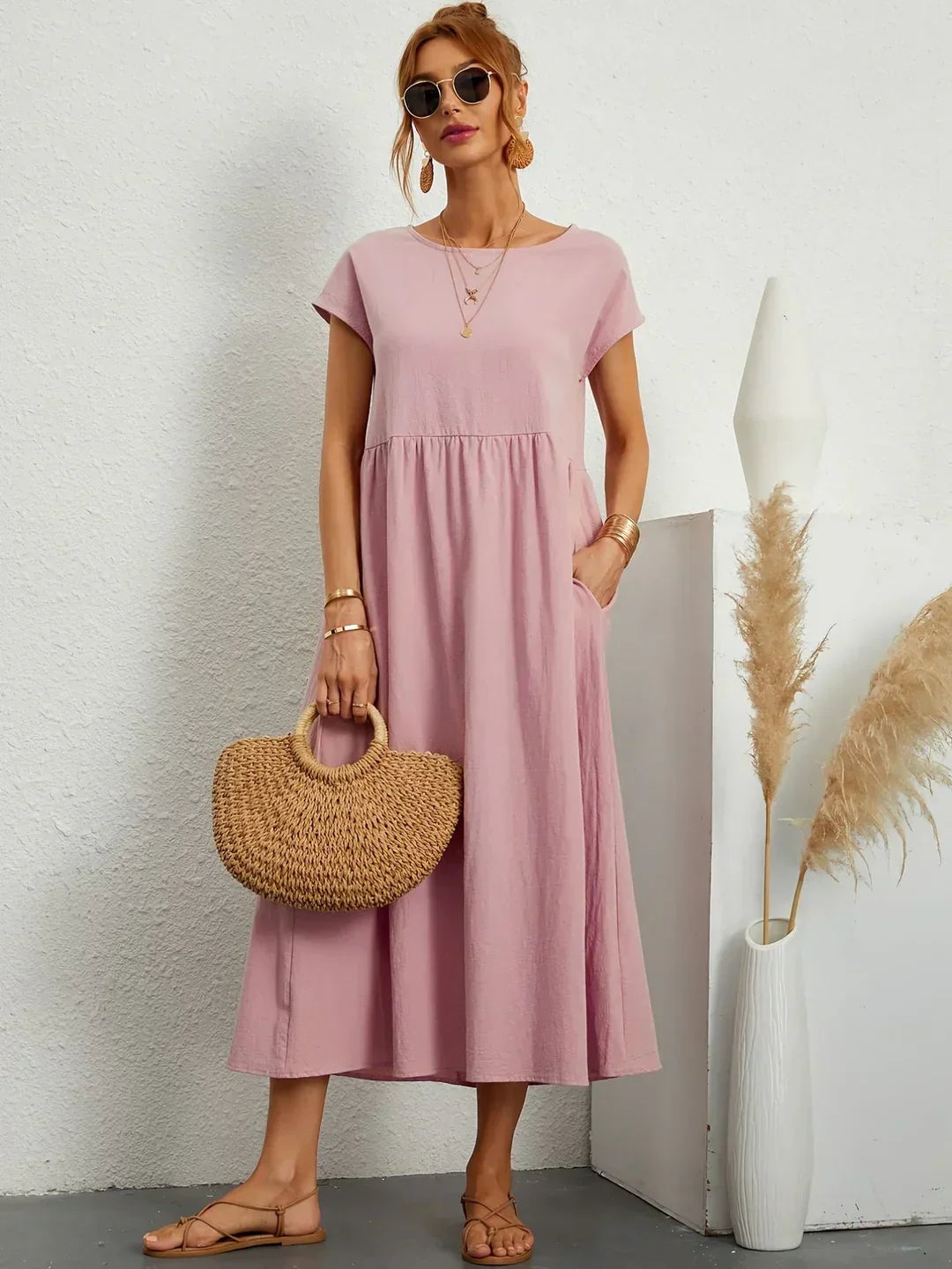 GABRIELLE™ - FLOWING MIDI DRESS