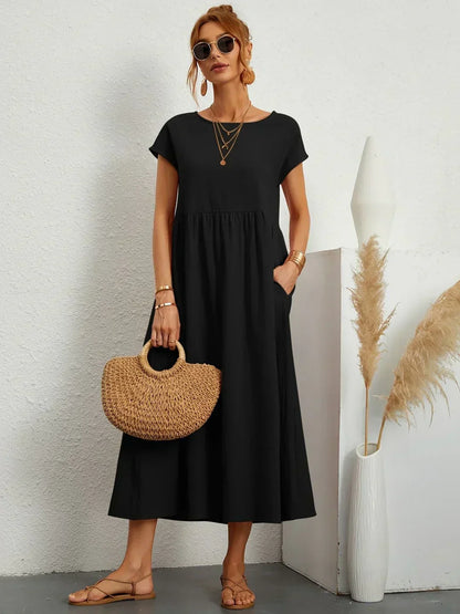 Antaradus - Gabrielle Flowing Midi Dress