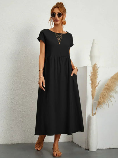 Antaradus - Gabrielle Flowing Midi Dress