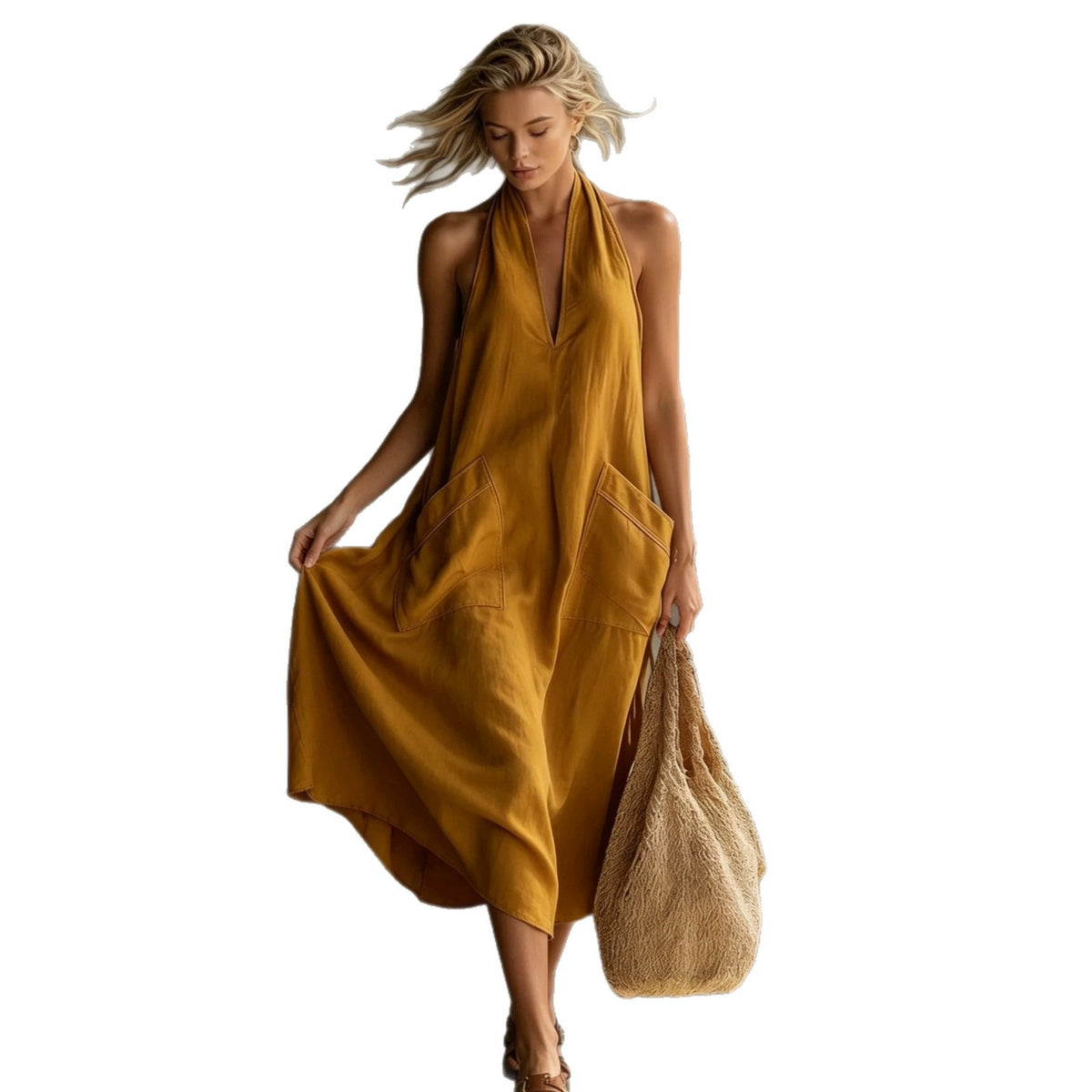 VALENCIA™ - HALTER WIDE-LEG JUMPSUIT