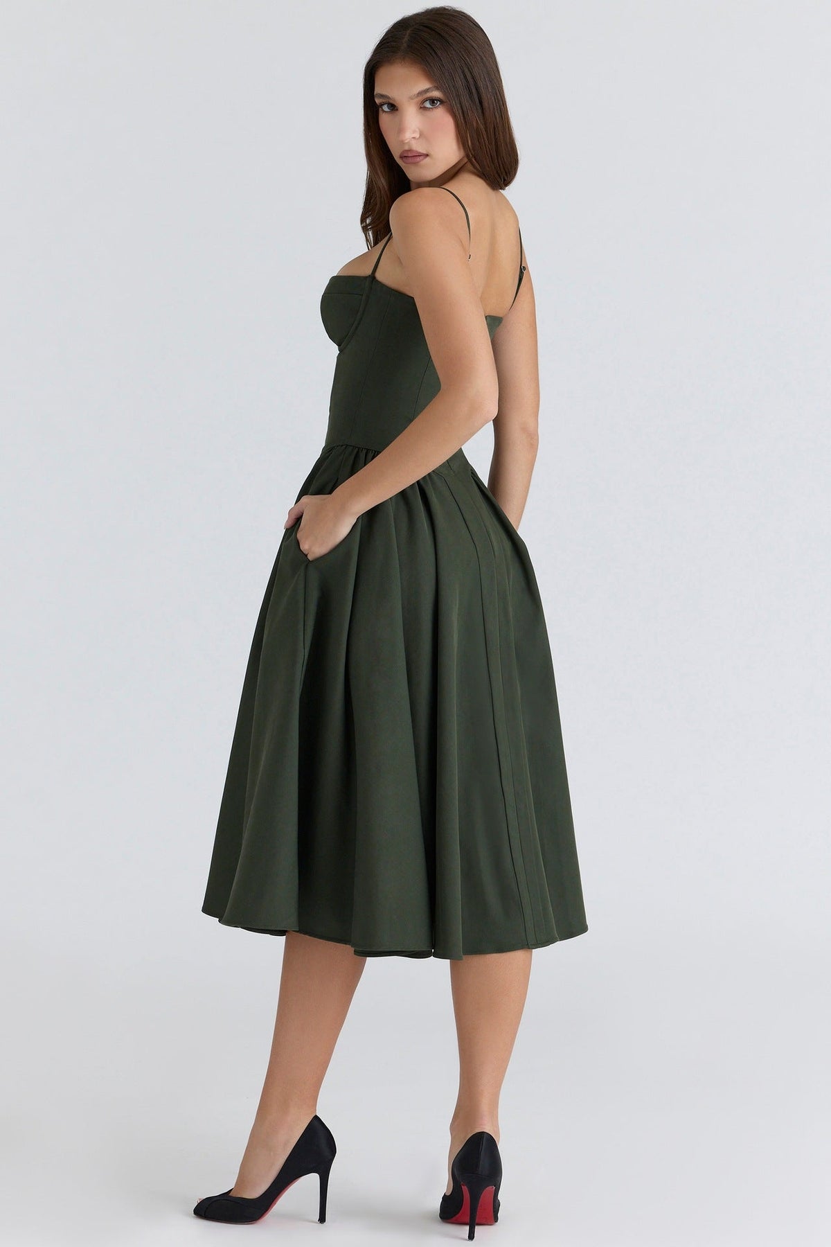 ROMA™ - CORSET-BODICE MAXI DRESS