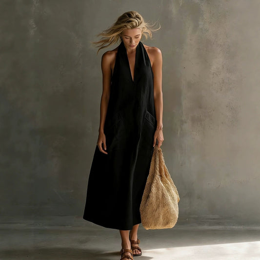 VALENCIA™ - HALTER WIDE-LEG JUMPSUIT