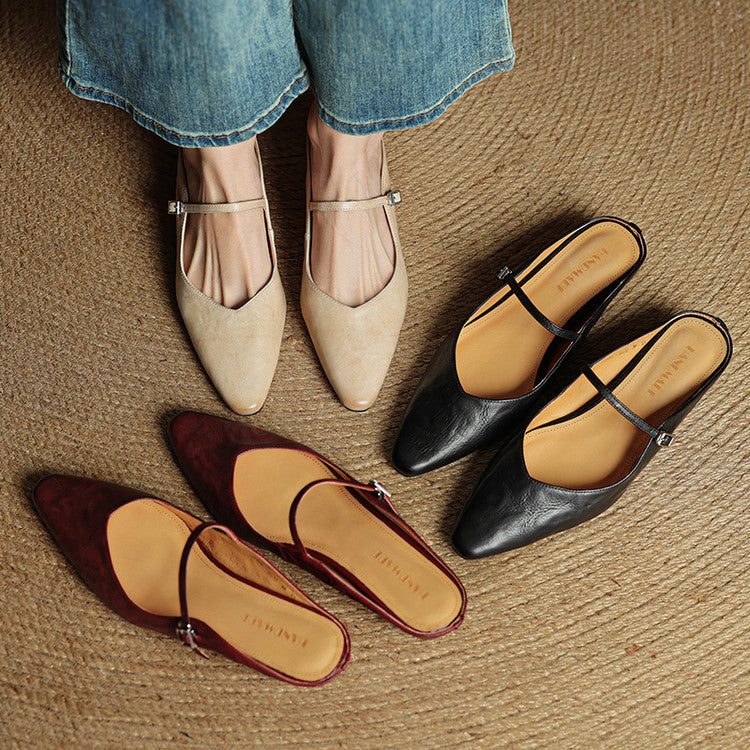 ORELLA™ - POINTED-TOE MULES