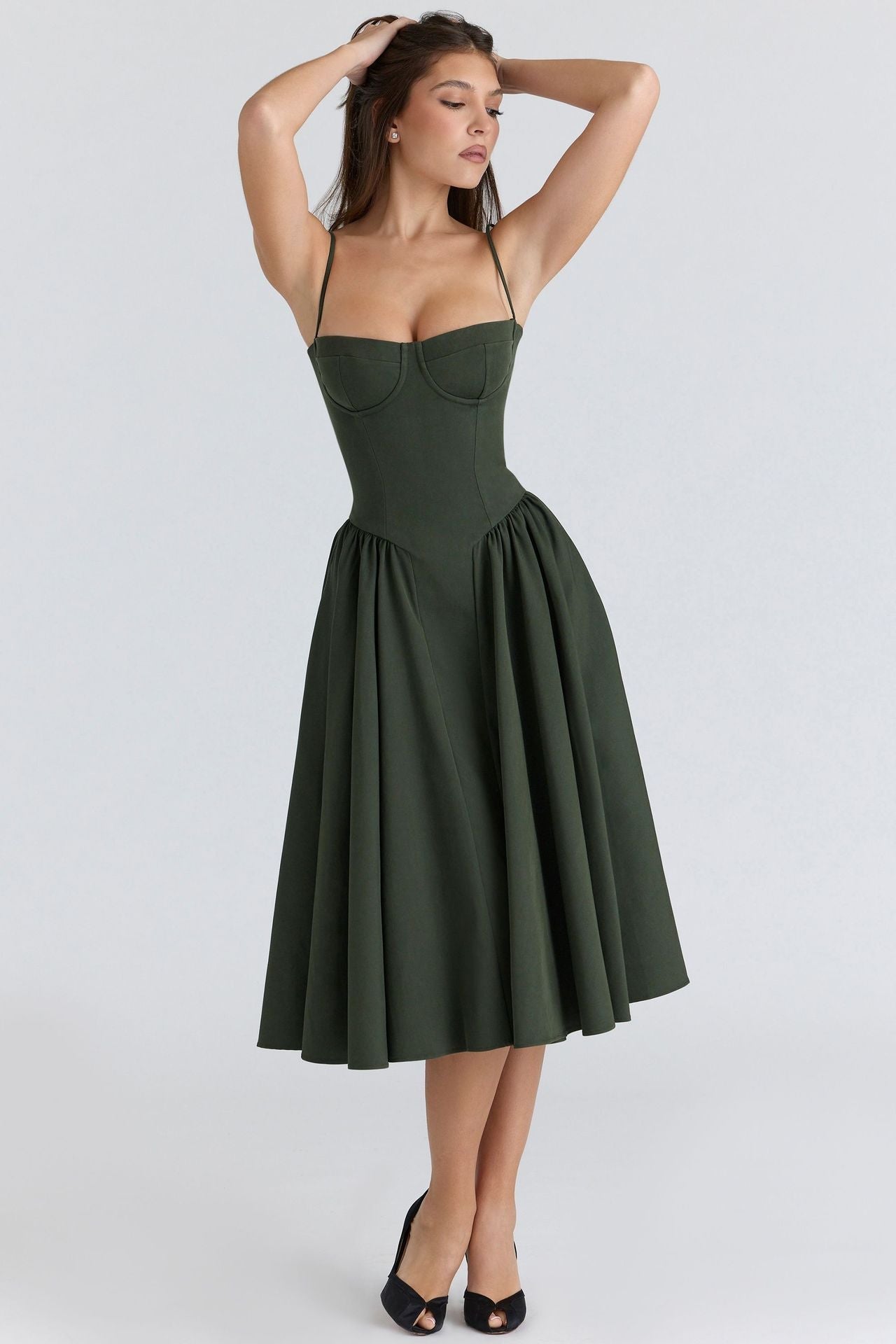 ROMA™ - CORSET-BODICE MAXI DRESS