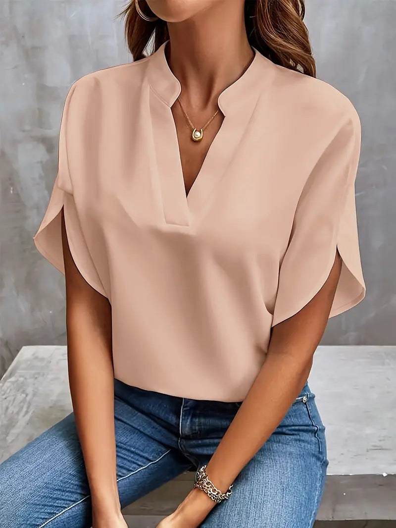 ODILE™ - RELAXED V-NECK SHIRT