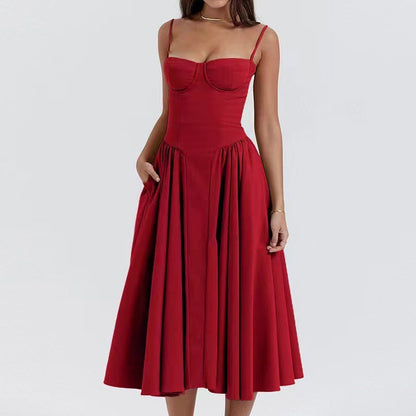 ROMA™ - CORSET-BODICE MAXI DRESS