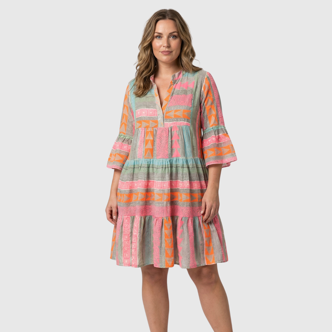 Antaradus FloatMidi Floral Midi Dress