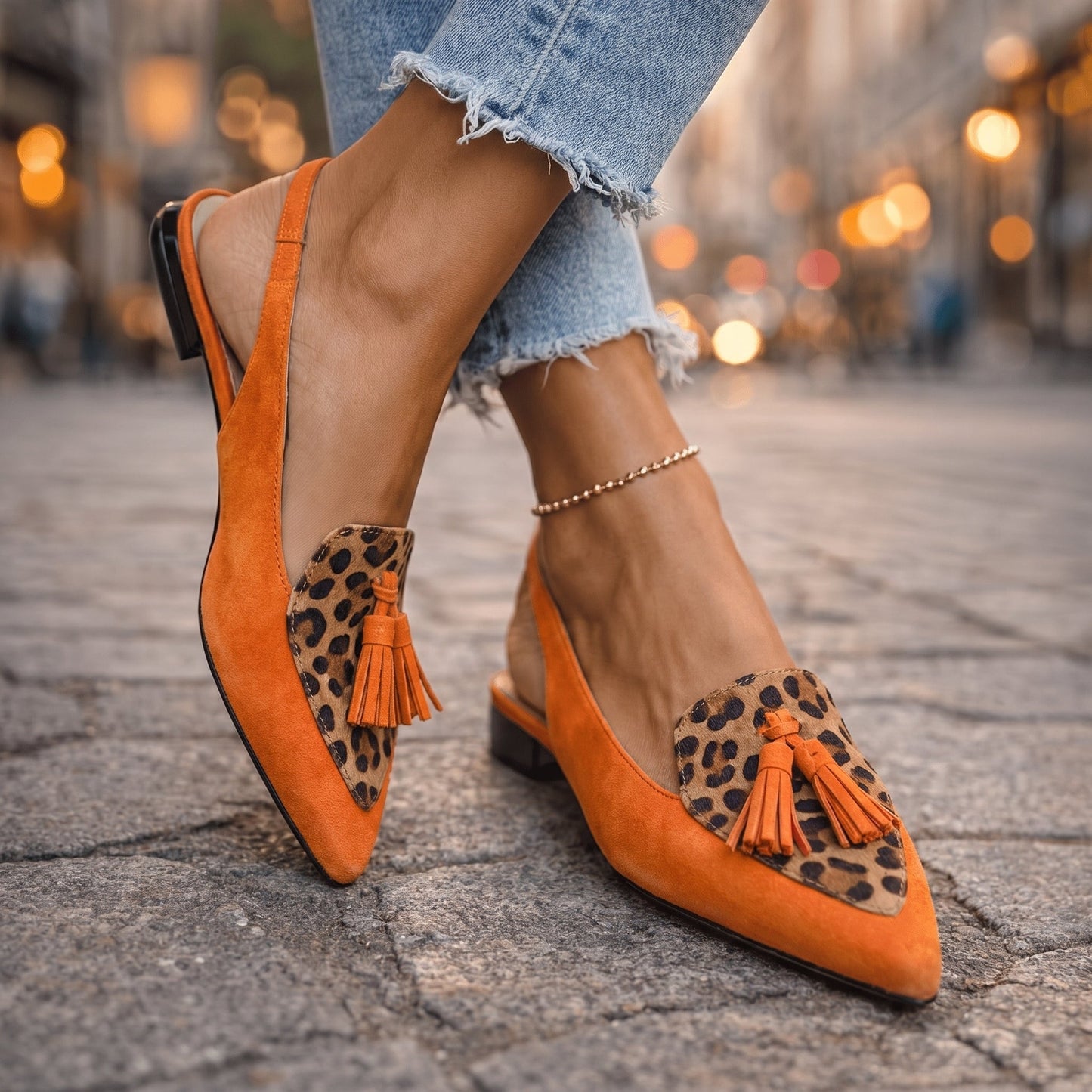 GISELLE™ - TASSEL POINTED SANDALS