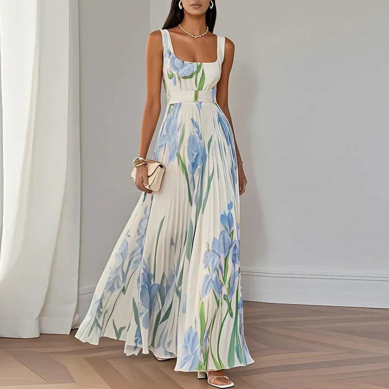 ORIAH™ - FLORAL A-LINE MAXI DRESS