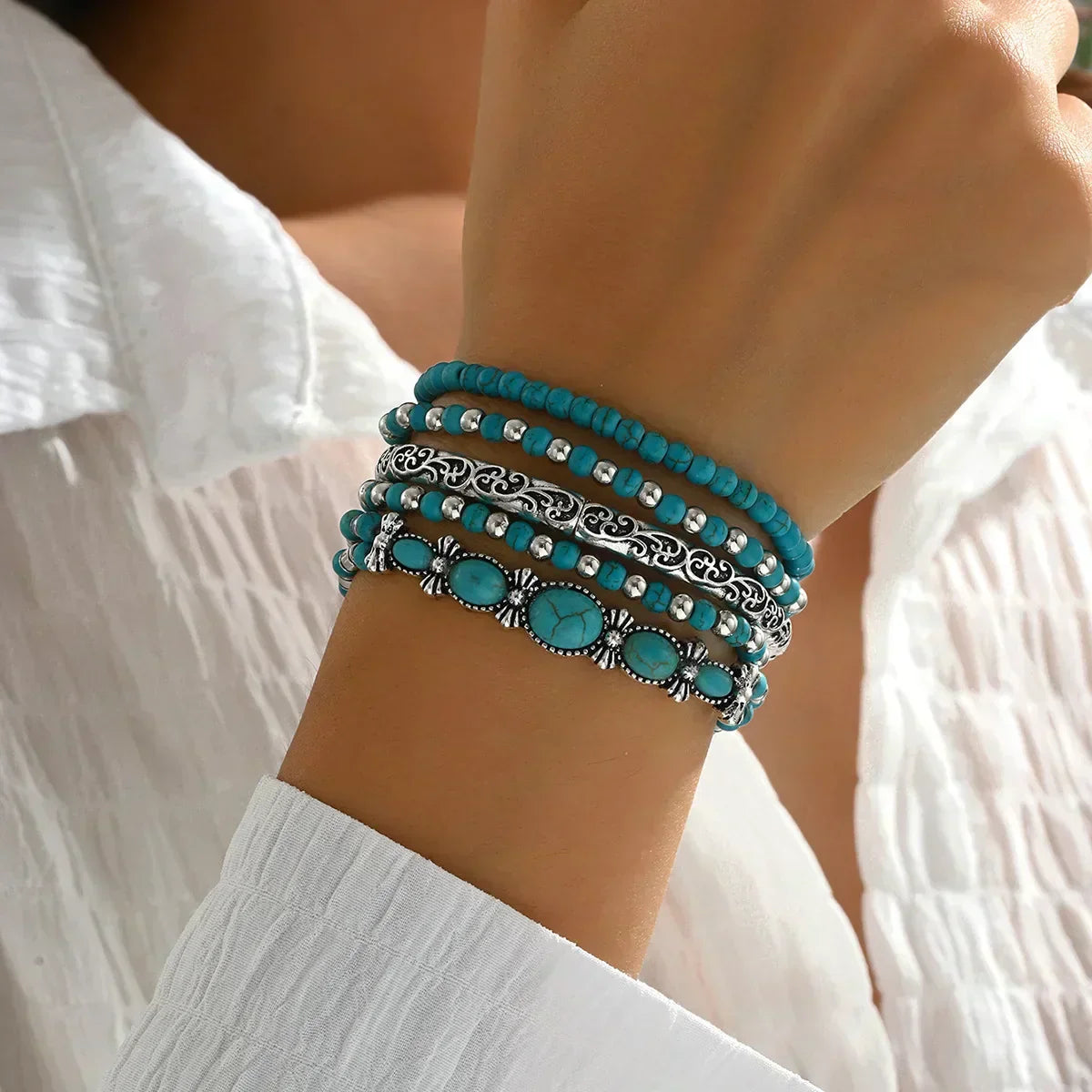 Antaradus - Estelle Turquoise Bracelet